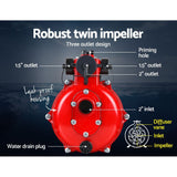 Giantz High Pressure Water Transfer Pump - Red - Pet And Farm 