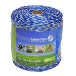 Nemtek Poly Wire -Blue MIX6 400m - Pet And Farm 