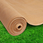 Instahut Sun Shade Cloth Shadecloth Sail Roll Mesh Outdoor 70% UV 1.83x30m Beige - Pet And Farm 