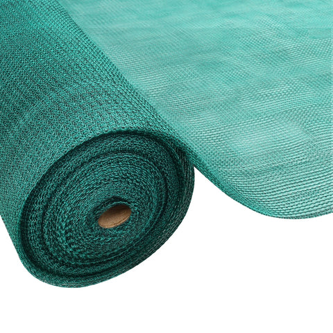 Instahut 3.66x10m 50% UV Shade Cloth Shadecloth Sail Garden Mesh Roll Outdoor Green - Pet And Farm 