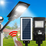 LED Solar Street Flood Light Motion Sensor Remote Outdoor Garden Lamp Lights 90W - Pet And Farm 