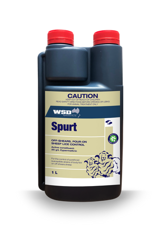 WSD Spurt Off-Shears Pour On Sheep Lice Control - Pet And Farm 