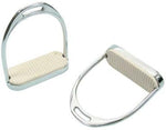 Stainless Steel Fillis Stirrup Irons (With Treads) - Pet And Farm 