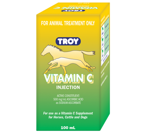 Troy Vitamin C Injection 100ml - Pet And Farm 
