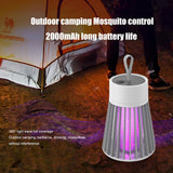 Electric Mosquito Killer Lamp Rechargeable Insect Catcher Fly Bug Zapper Trap LED UV Mozzie - Pet And Farm 