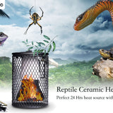 100W Reptile Ceramic Heat Lamp anti-hot Cage Light Holder Switch Chicken Brooder - Pet And Farm 