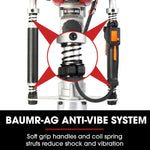 Baumr-AG 38cc 4-Stroke 40cc Petrol Post Driver, with Carry Case & 3 Piling Sleeves - Pet And Farm 