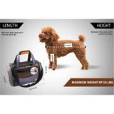 Pet Travel Bag Dog Cat Puppy Portable Foldable Carrier Small Shoulder Orange Cage - Pet And Farm 