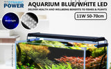 Dynamic Power 11W Aquarium Blue White LED Light for Tank 50-70cm - Pet And Farm 