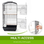 Paw Mate Bird Cage Parrot Aviary Veer 2IN1 Design 92cm - Pet And Farm 