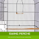 Paw Mate Bird Cage Parrot Aviary Veer 2IN1 Design 92cm - Pet And Farm 