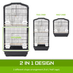 Paw Mate Bird Cage Parrot Aviary Veer 2IN1 Design 92cm - Pet And Farm 