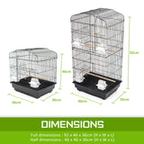 Paw Mate Bird Cage Parrot Aviary Veer 2IN1 Design 92cm - Pet And Farm 