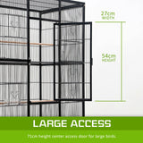 Paw Mate 137cm Bird Cage Parrot Aviary Melody - Pet And Farm 