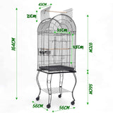 Paw Mate Bird Cage Parrot Aviary Soprano 164cm - Pet And Farm 