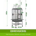 Paw Mate Bird Cage Parrot Aviary Tenor 203cm - Pet And Farm 