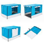 Paw Mate Blue Cage Cover Enclosure for Wire Dog Cage Crate 36in - Pet And Farm 