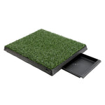 Paw Mate Pet Dog Potty Tray Training Toilet 63cm x 50cm + 1 Grass Mat - Pet And Farm 