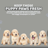 PS KOREA Grey Dog Pet Potty Tray Training Toilet Detachable Wall T2 - Pet And Farm 
