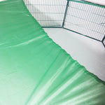 Paw Mate Green Net Cover for Pet Playpen 32in Dog Exercise Enclosure Fence Cage - Pet And Farm 