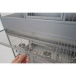 YES4PETS 187cm XL Triple Stackers Breeding Bird Parrot Cage Cockatoos Aviary - Pet And Farm 