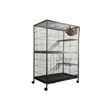 YES4PETS Pet 140cm 4 Level Bird Ferret Parrot Cage Aviary Cat Budgie Hamster Castor - Pet And Farm 