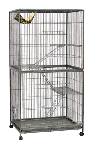 YES4PETS 180 Cm Parrot Cat Ferret Hamster Rat Bird Aviary Cage - Pet And Farm 