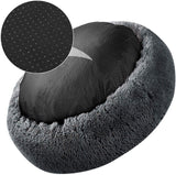 Soft Dog Bed Round Washable Plush Pet Kennel Cat Bed Mat Sofa Small 50cm - Pet And Farm 