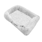 Dog Cat Pet Warm Soft Plush Nest Comfy Kennel Sleeping Calming Bed Memory Foam L - Pet And Farm 