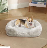 Dog Pet Warm Soft Plush Nest Comfy Kennel Sleeping Calming Bed Memory Foam XL - Pet And Farm 