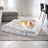 Pet Dog Crate Cage Kennel Bed Mat Sleeping Pad Fluffy Plush Soft Washable Bed XL - Pet And Farm 