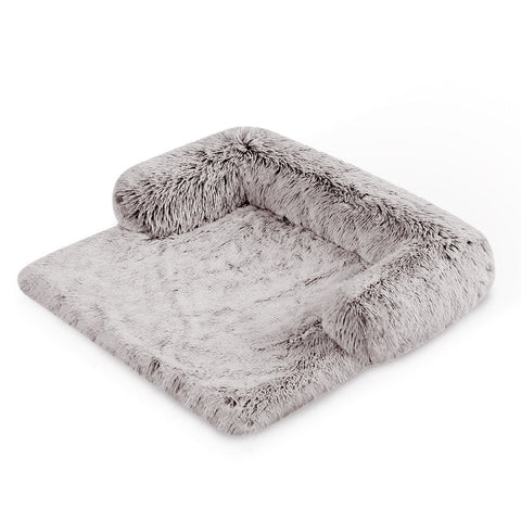 Pet Sofa Bed Dog Calming Sofa Cover Protector Cushion Plush Mat M - Pet And Farm 