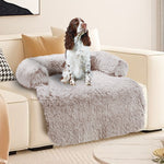 Pet Sofa Bed Dog Calming Sofa Cover Protector Cushion Plush Mat M - Pet And Farm 