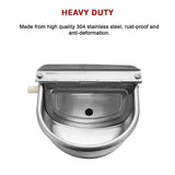 Automatic Water Trough Stainless Steel 304 Bowl - Pet And Farm 