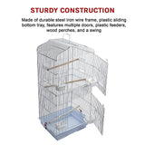 95cm Bird Cage Canary Parakeet Cockatiel LoveBird Finch Bird Cage - Pet And Farm 