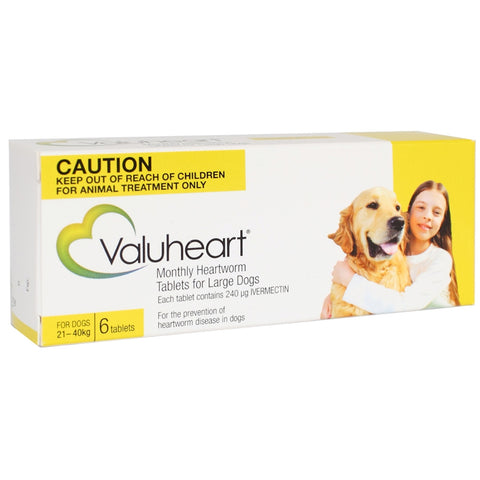 Valuheart For Large Dogs Up To 40kg Gold - Pet And Farm 
