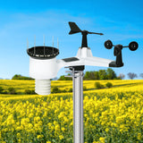 Devanti Weather Station Indoor Outdoor Wireless WiFi Professional Solar Sensor - Pet And Farm 