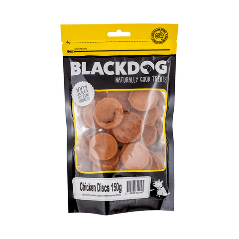 Blackdog Chicken Discs 150g - Pet And Farm 