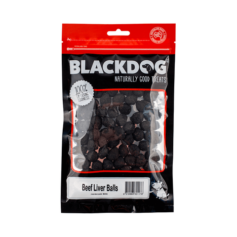 Blackdog Beef Liver Balls 250g - Pet And Farm 