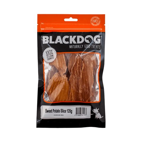 Blackdog Sweet Potato Slice 120g - Pet And Farm 
