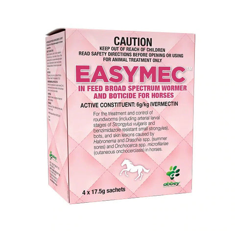 Abbey EASYMEC In Feed Broad Spectrum Wormer & Boticide for Horses - Pet And Farm 