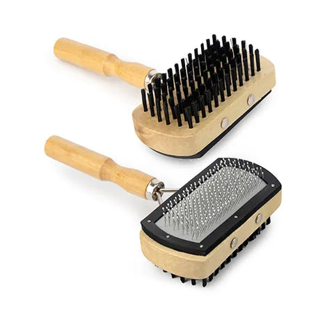 Pet Slicker Brush - 17cm - Pet And Farm 