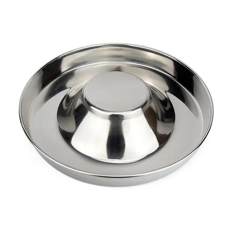 Stainless Steel Puppy Saucer 28cm - 1.35L - Pet And Farm 