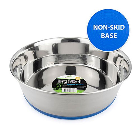 Dog Bowl Stainless Steel – Non Skid - Pet And Farm 