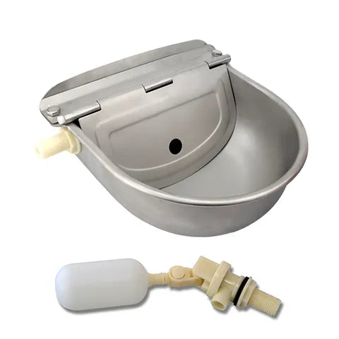 Stainless Steel Automatic Drinking Bowl Water Trough Pet And Farm