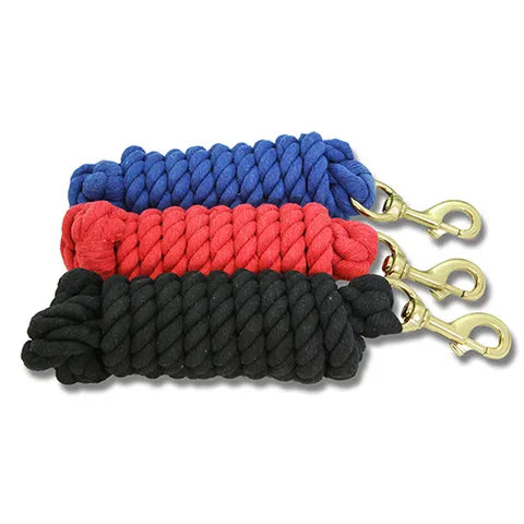 Heavy 3/4" Cotton Lead Rope (3.00m) - Pet And Farm 