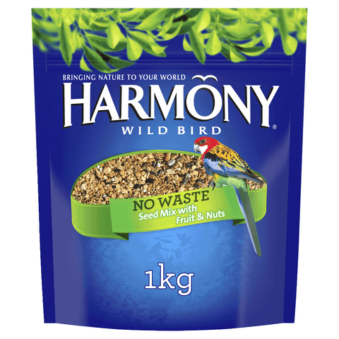 Harmony Wild Bird No Waste Seed Mix 1kg - Pet And Farm 