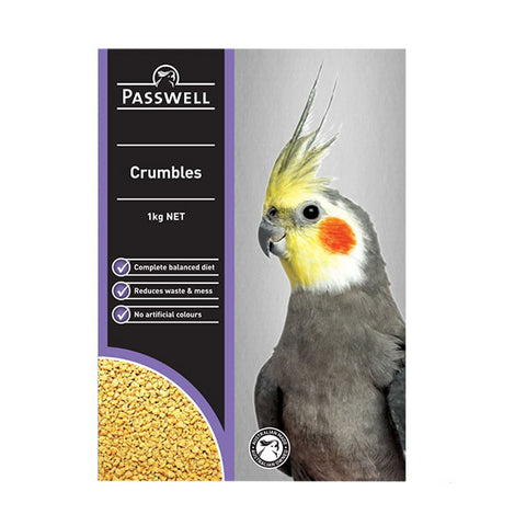 Passwell Bird Crumbles 1kg - Pet And Farm 
