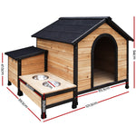 i.Pet Extra Large Wooden Pet Kennel with Storage - Pet And Farm 