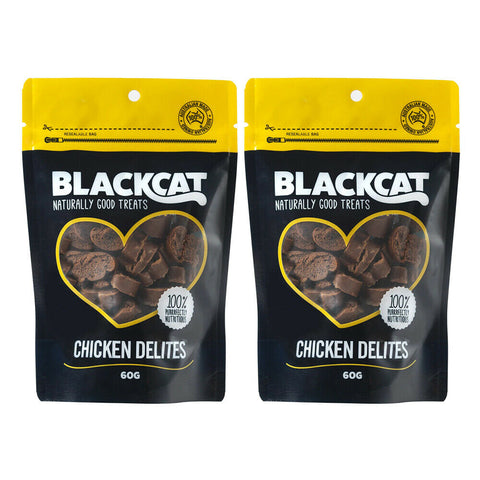 Blackcat Chicken Delites 60g 2pk - Pet And Farm 